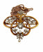 Pendentif Broche Pendentif ancien or jaune, perles, diamants 58 Facettes