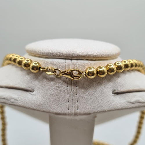 Collier Collier boules or jaune 18 carats 58 Facettes