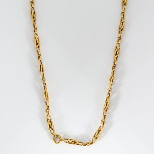 Montre Chaine de montre à gousset en or jaune 18K 58 Facettes