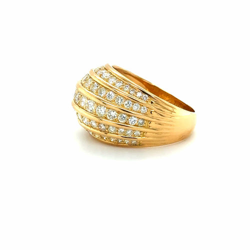 Bague Bague Or jaune et Diamants 58 Facettes 1.0000191/3