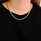 Collier Collier Boules Or Jaune 58 Facettes