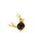 Pendentif Pendentif oiseau en or jaune et oeil de tigre 58 Facettes PAL30434