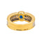 Bague 50 Bague Or jaune, Or blanc Saphir, Diamant 58 Facettes 4712454CN