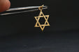 Pendentif Magen David En Or Jaune 58 Facettes