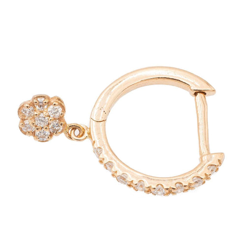 Boucles d'oreilles Ginette NY Boucles d'oreilles Be mine lotus solo Or rose Diamant 58 Facettes 2678580CN