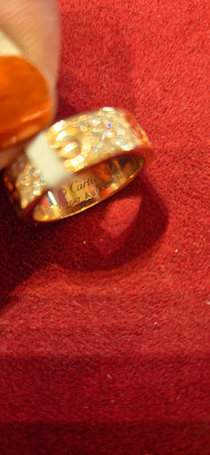 Bague 57 Bague Cartier Love vintage avec diamants 58 Facettes 60023854