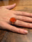 Bague 53.5 Bague intaille or et cornaline 58 Facettes