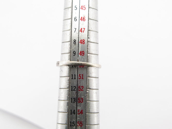 Bague 50 bague solitaire 0.63ct gia t50 or blanc 18k + alliance sertie diamant 0.1ct 58 Facettes 270398