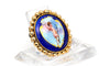 Broche Broche Napoléon III en or jaune 18 carats sertie d'émail 58 Facettes B751