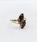 Bague 51 Bague vintage toi et moi or jaune, saphirs 58 Facettes A05847