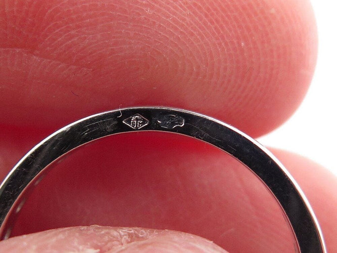 Bague 54 bague alliance americaine t 54 34 diamants 1.1ct or blanc 18k en 58 Facettes 266001