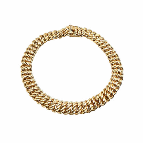 Bracelet Bracelet Maille américaine or jaune 58 Facettes