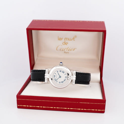 Montre CARTIER -Montre Must Colisée Silver - Ivory roman dial 58 Facettes