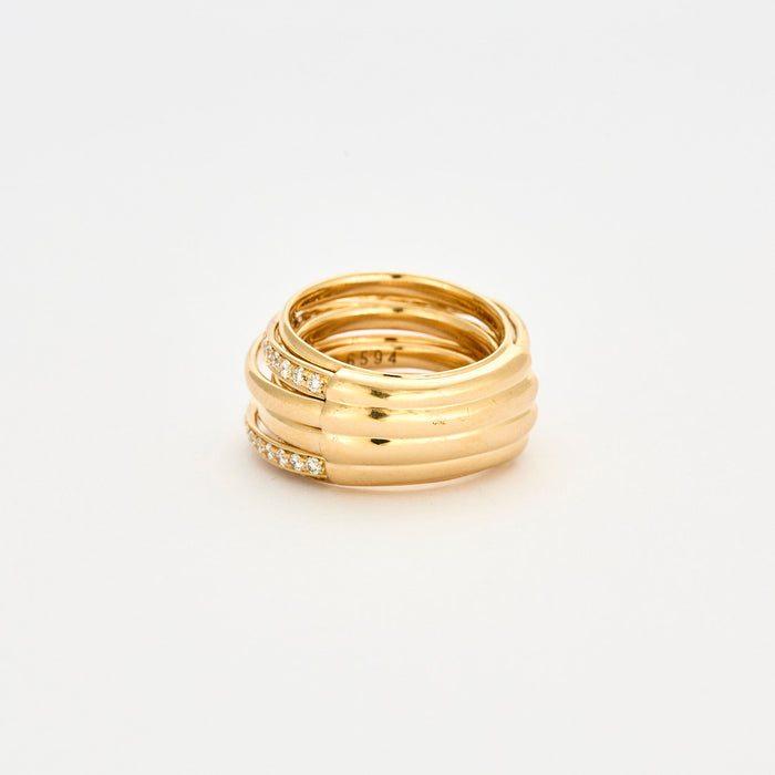 DE GRISOGONO - Ring Allegra Diamanten aus Gelbgold