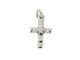 Pendentif Pendentif croix en or blanc et diamants 0.17ct 58 Facettes F4863