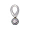 Pendentif Pendentif Or blanc Perle 58 Facettes 578617CD