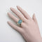 Bague Modernist 18K Gold and Sterling Silver Ofiesh Aquamarine Ring 58 Facettes