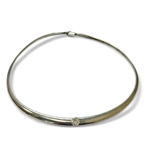 Collier Oméga - Collier diamant maille 58 Facettes REF2532-299