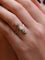 Bague 51 Bague Art Nouveau toi et moi or perle diamants 58 Facettes J175