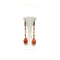 Boucles d'oreilles Boucles d'oreilles or jaune, corail et demi perle 58 Facettes Z15B51736