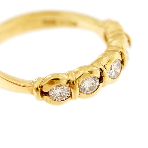 Bague 51 Bague Riviera avec diamants de 0,50 ct 58 Facettes 19963