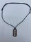 Pendentif Dinh Van - Pendentif "Lame de rasoir" GM sur cordon 58 Facettes 096424105792