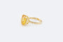 Bague Oro Giallo / 13 Anello in oro giallo con quarzo 58 Facettes anl835