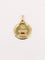 Pendentif Médaille amour Augis ronde Plus qu'hier moins que demain or jaune diamant rubis 58 Facettes J506