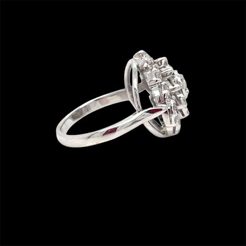 Bague 49 Bague en or avec diamants Estate 58 Facettes