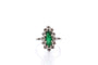 Bague 51 Bague vintage émeraude et diamants 58 Facettes 27832dv