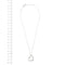 Collier Collier avec cœur et diamants 58 Facettes 35585