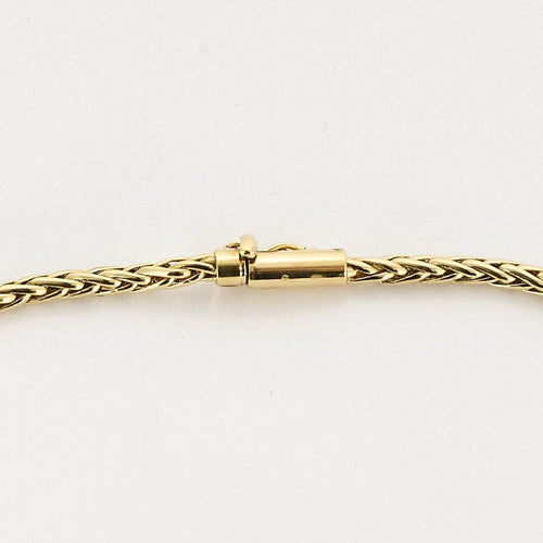 Collier Collier or jaune à maille palmier 58 Facettes SL5154