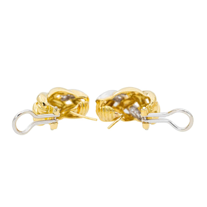 Boucles d'oreilles Boucles d'oreilles Or jaune Diamant 58 Facettes 2842311CN