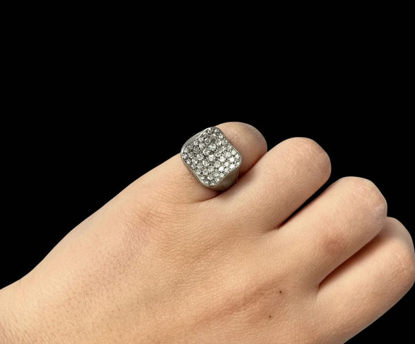 Bague Bague rose en diamant, années 1960 58 Facettes