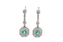 Boucles d'oreilles Boucles d'oreilles art déco émeraudes et diamants 58 Facettes 27776dv