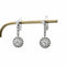 White gold diamond earrings