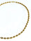Collier Chaîne maille grain de café en or jaune 18 carats 58 Facettes