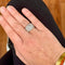 Bague 55 Bague bandeau or gris, diamants 58 Facettes REF2549-317