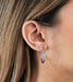 Boucles d'oreilles Boucles d'oreilles créoles en or blanc 58 Facettes BO/230116