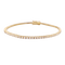 Bracelet ligne tennis or jaune, diamants. 58 Facettes 34345