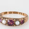Bague 51 Bague victorienne en or jaune et perle de grenat, vers 1848 58 Facettes G13621