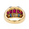Bague 53 Bague Cocktail Or jaune Rubis 58 Facettes 3017710RV