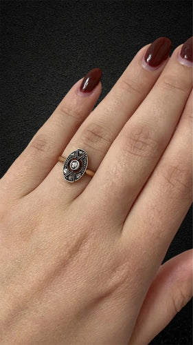 Bague Anello in Oro, Periodo Jugendstil 58 Facettes