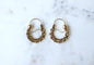 Boucles d'oreilles Boucles d'Oreilles Créoles Savoyardes Or Rose et Jaune 58 Facettes