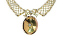 Collier Collier en diamant victorien luxueux ensemble en or et perles 58 Facettes 24211-0279