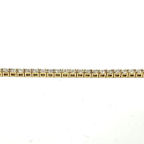 Bracelet Bracelet or jaune rivière de diamants 58 Facettes Z1351818