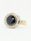 Bague 53 Bague vintage saphir entourage diamants 58 Facettes 1136.1
