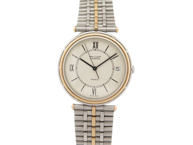 Montre vintage montre VAN CLEEF & ARPELS la collection 33 mm en or & acier 58 Facettes 263979
