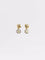 Boucles d'oreilles Dormeuses or diamants coussin taille ancienne 1,5 ct 58 Facettes J273