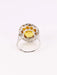 Bague 51 Bague cocktail or blanc citrine 5 carats diamants 58 Facettes J416